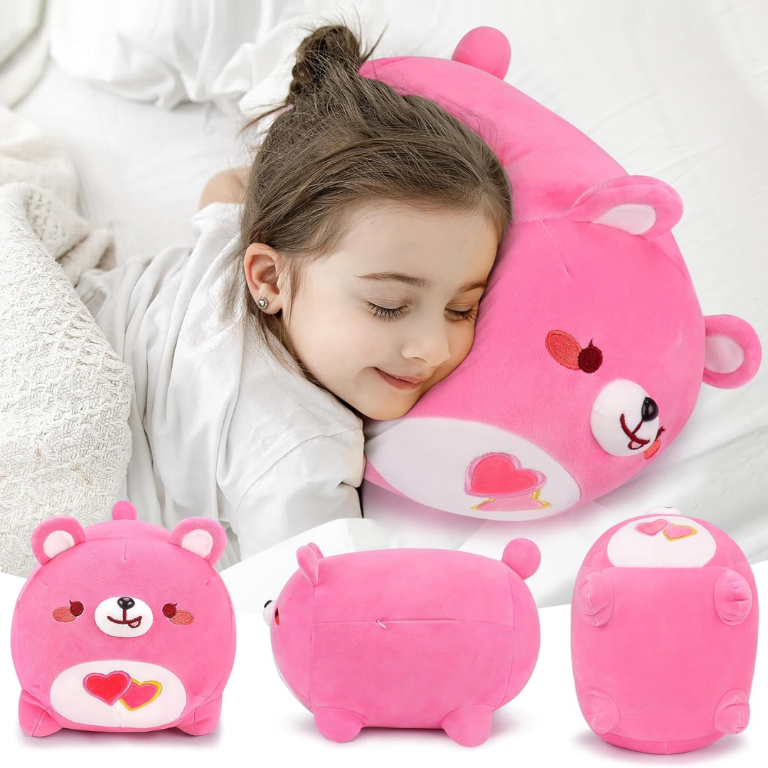 Pink Bear Plush Stuffed Animal Bear Plush