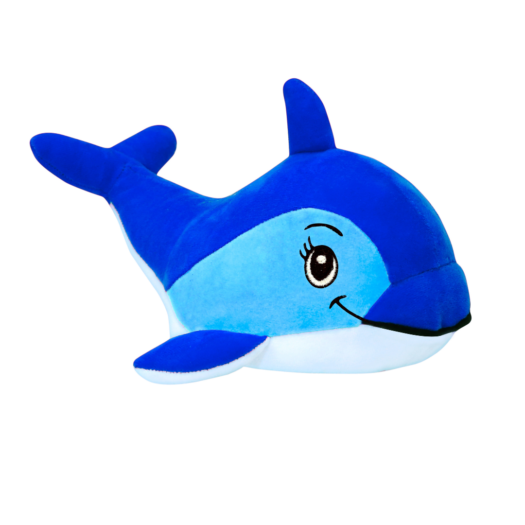 BLUE DOLPHIN PLUSH TOY