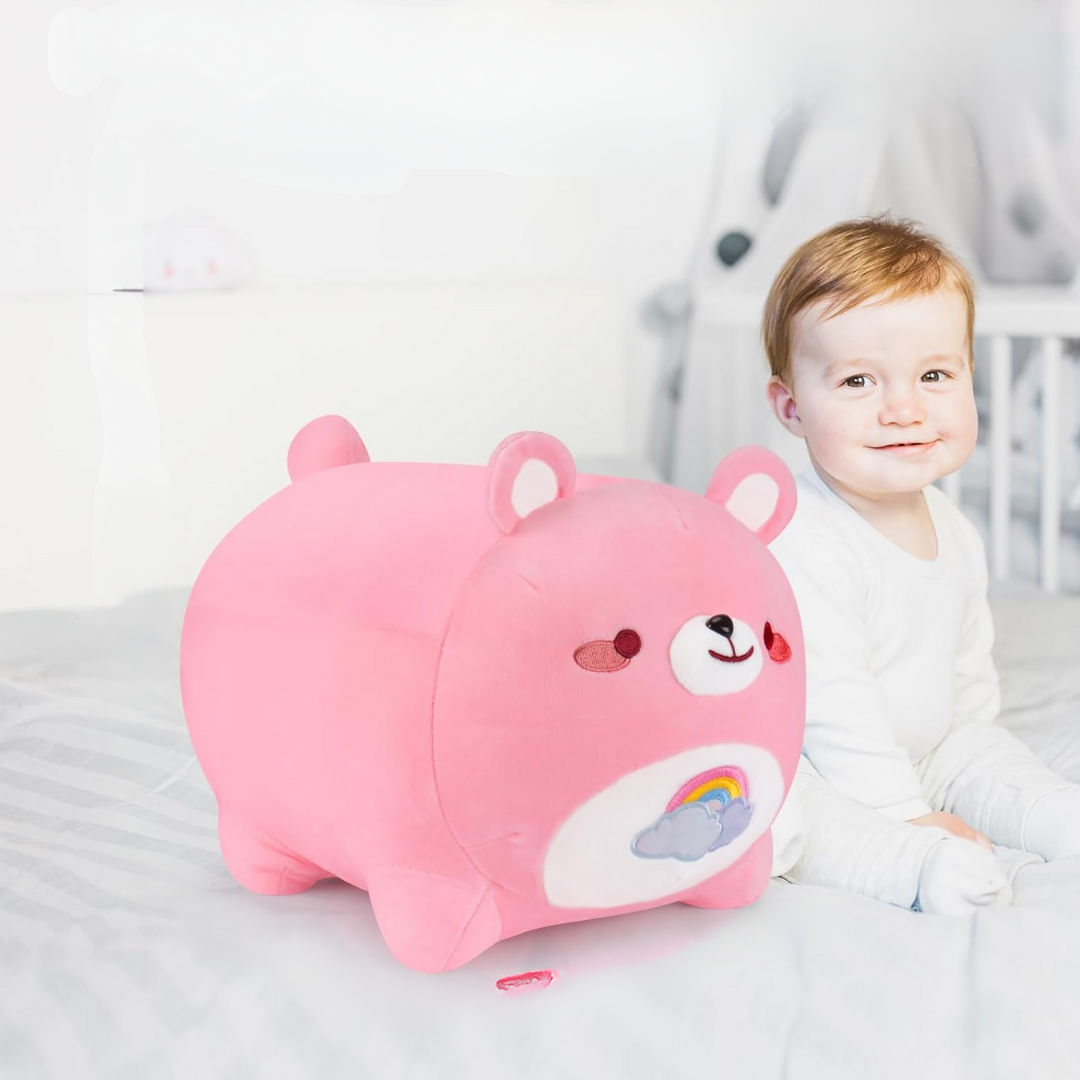 Pink Bear Plush Pillows Bear Plush Rainbow Bear Plushie