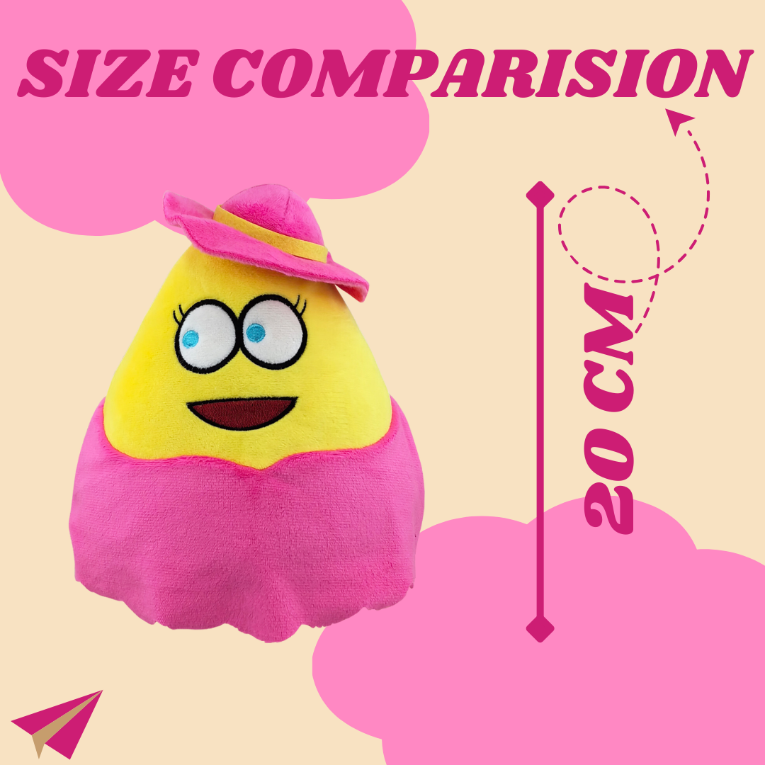 PINK POU PLUSH TOY