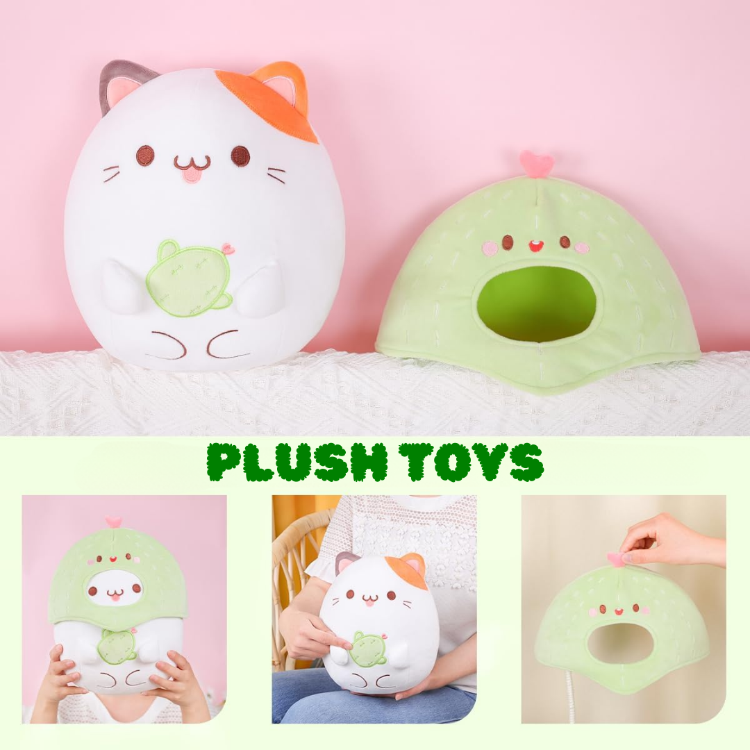 CACTUS CAT PLUSH TOY