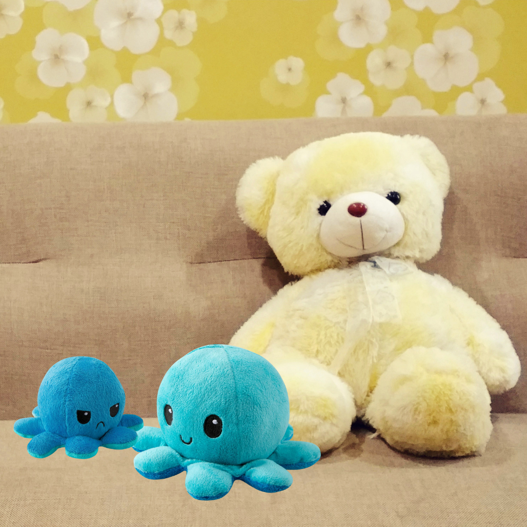 LIGHT BLUE & DARK BLUE REVERSIBLE TOY