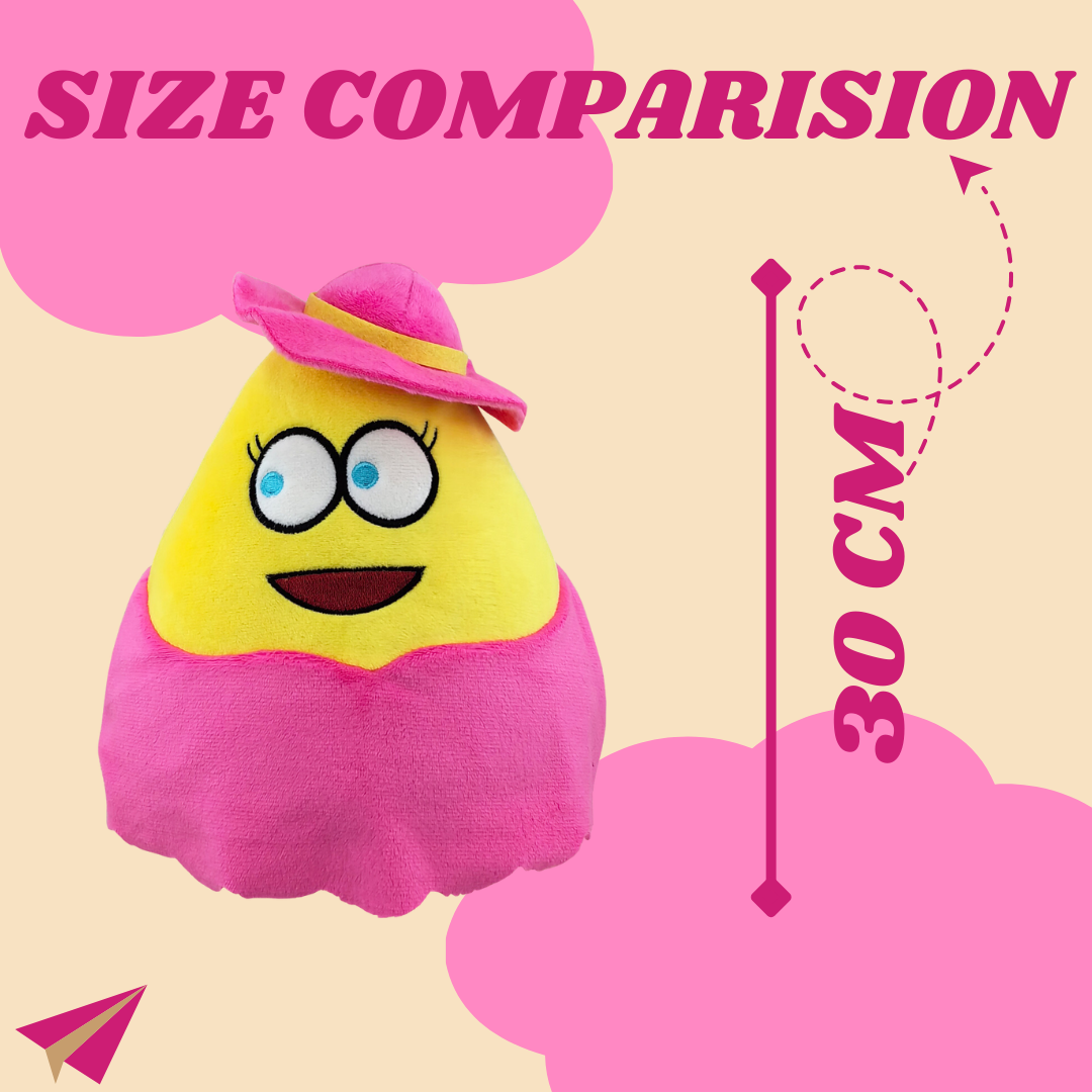 PINK POU PLUSH TOY
