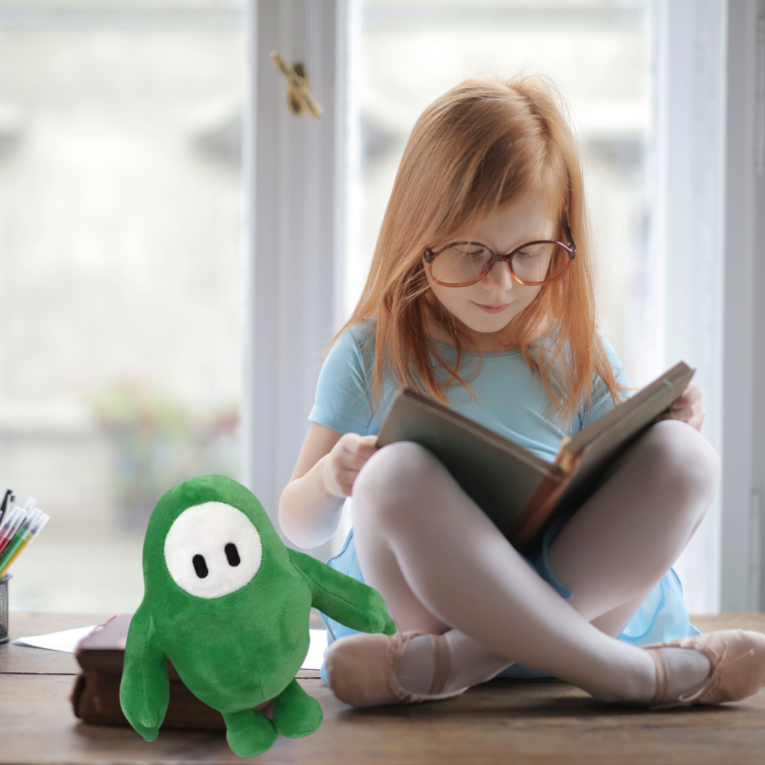 GREEN CAPSULE BIRD PLUSH TOY