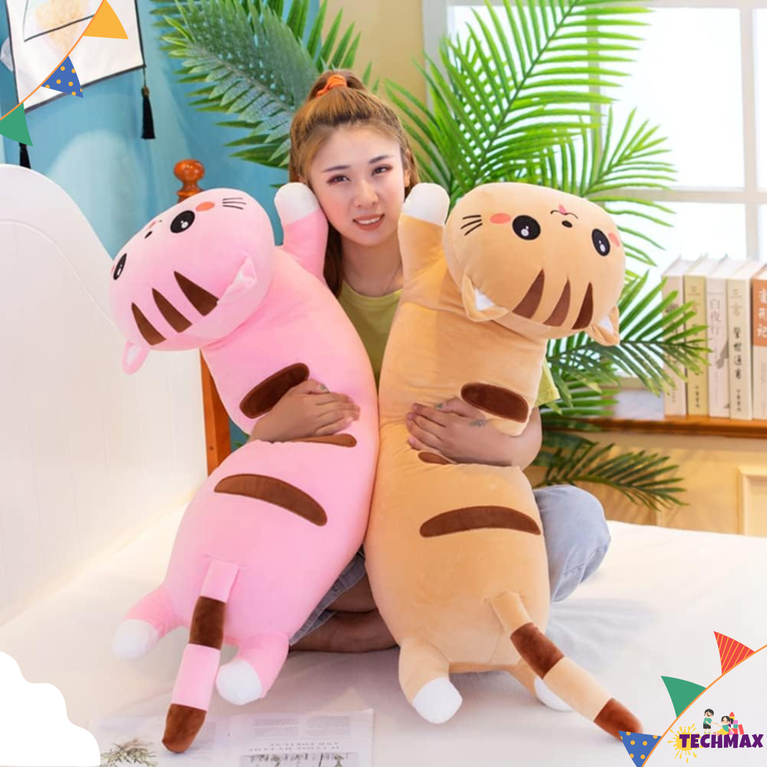 PINK LONG CAT PILLOW
