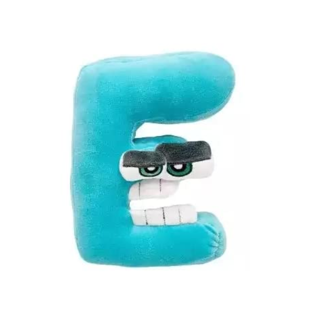 E LETTER SOFT PLUSH TOY