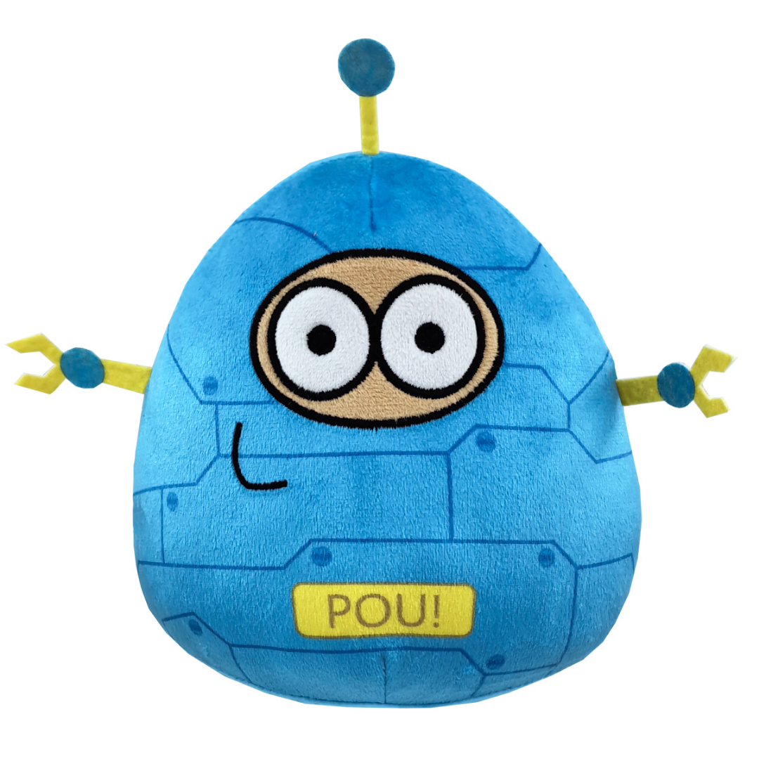 BLUE POU PLUSH TOY TechMax