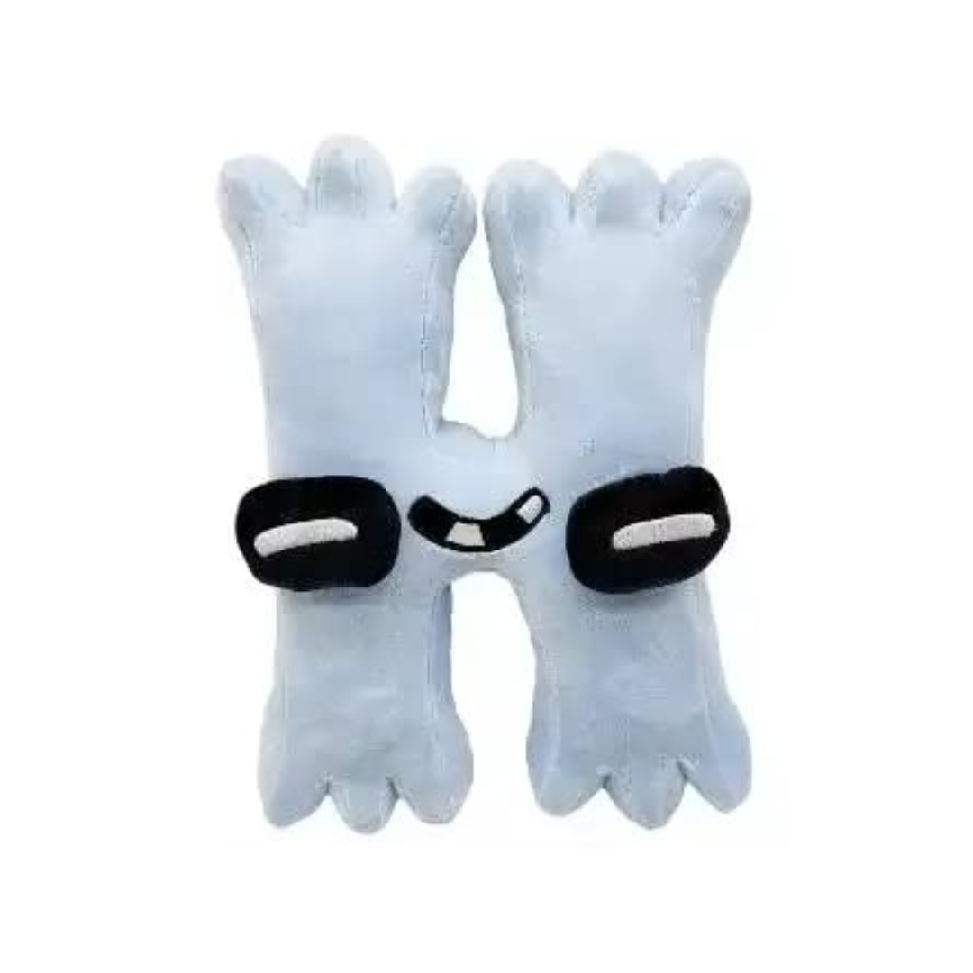 H LETTER SOFT PLUSH TOY