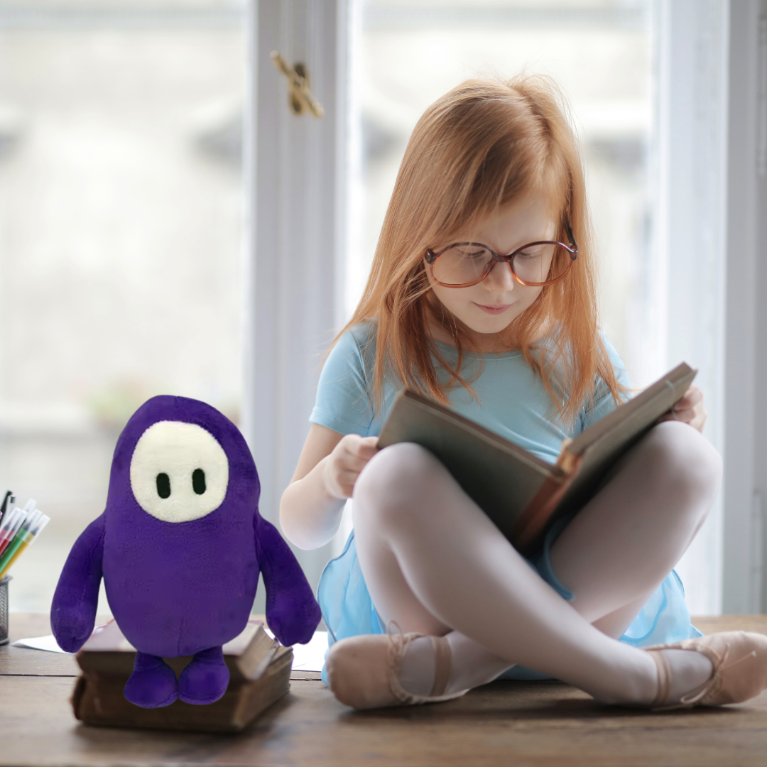 PURPLE CAPSULE BIRD PLUSH TOY
