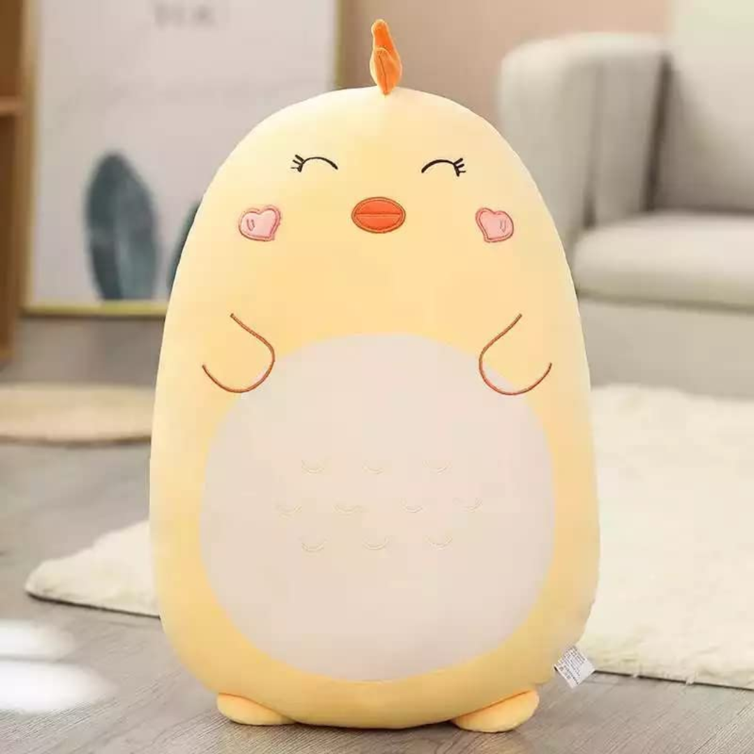 CHICKEN SQUISH PLUSH PILLOW