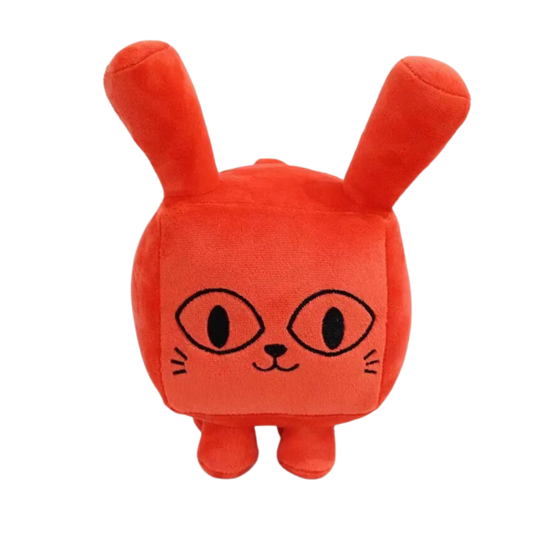 CUTE SQUARE ORANGE PLUSH
