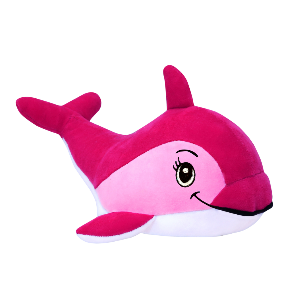 PINK DOLPHIN PLUSH TOY