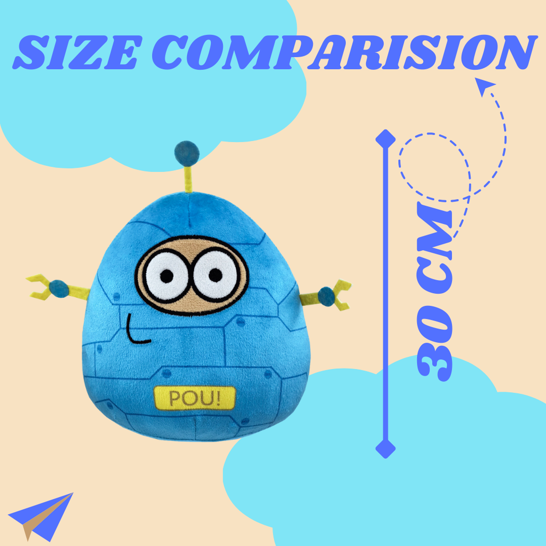 BLUE POU PLUSH TOY