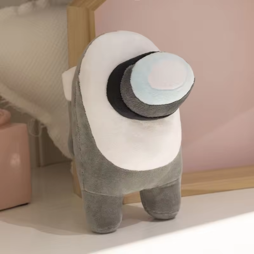 GREY BIG EYE ALIEN PLUSH TOY