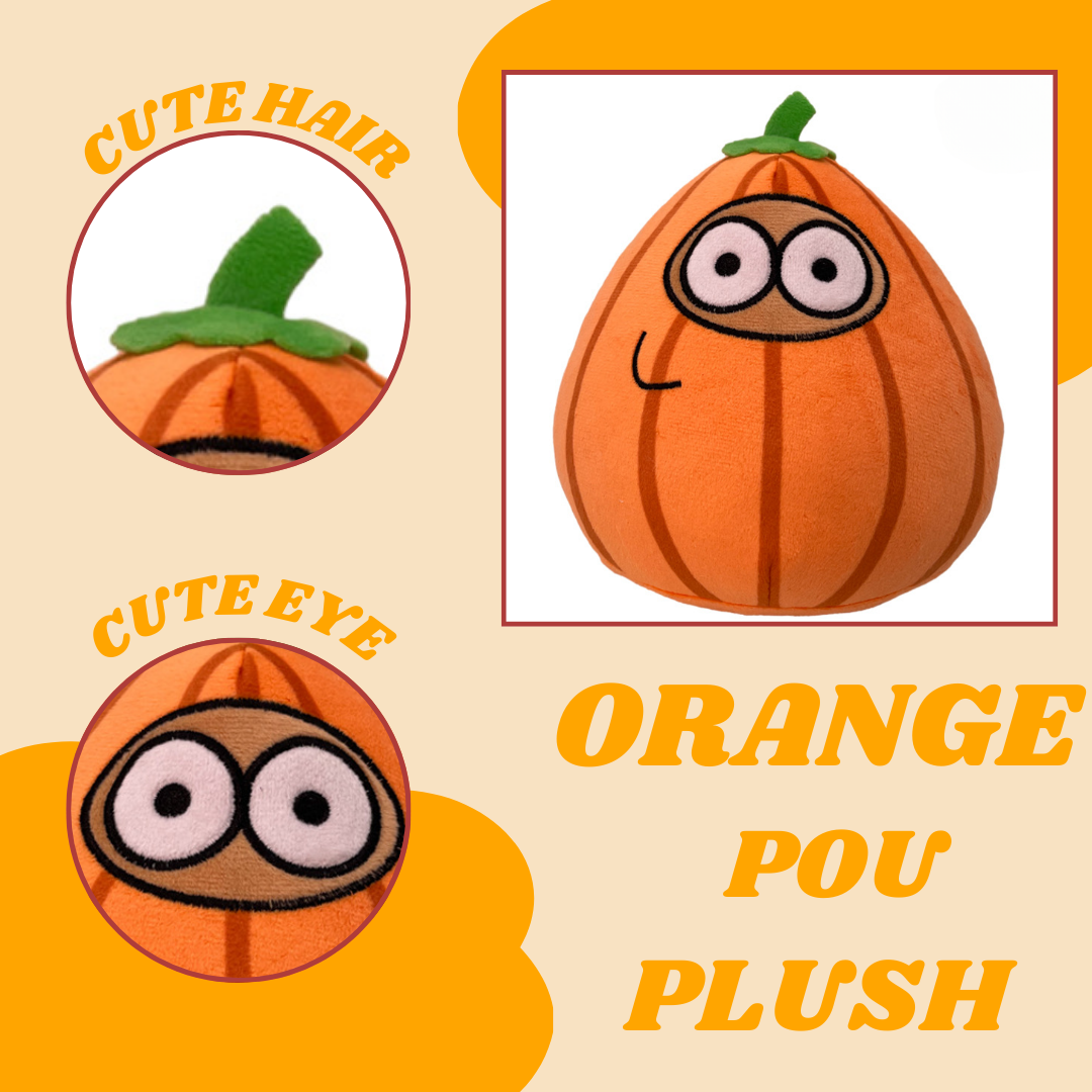 ORANGE POU PLUSH TOY