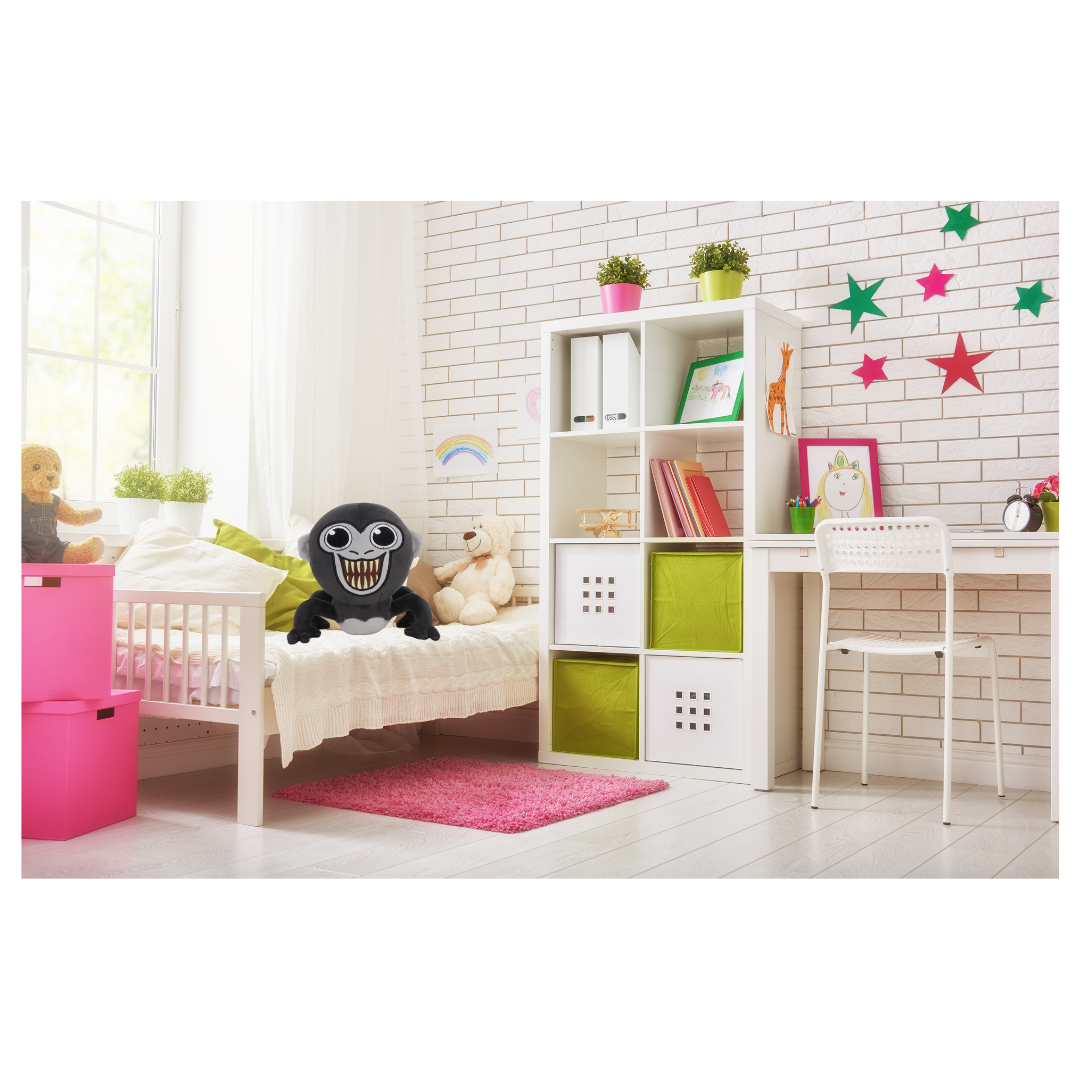 JeffPlush Black Gorila Plush Toy