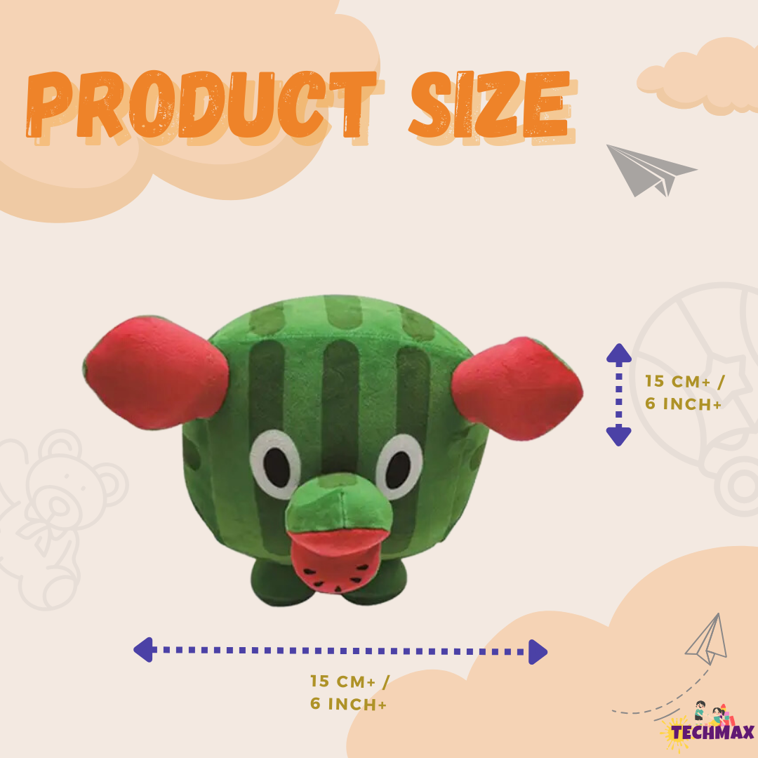 CUTE SQUARE WATERMELON PLUSH