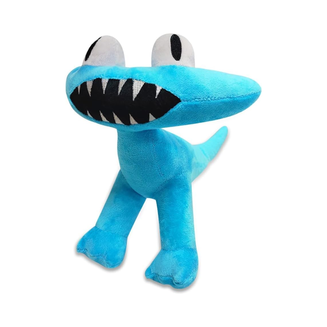 BLUE CYAN OPEN RAINBOW PLUSH TOY