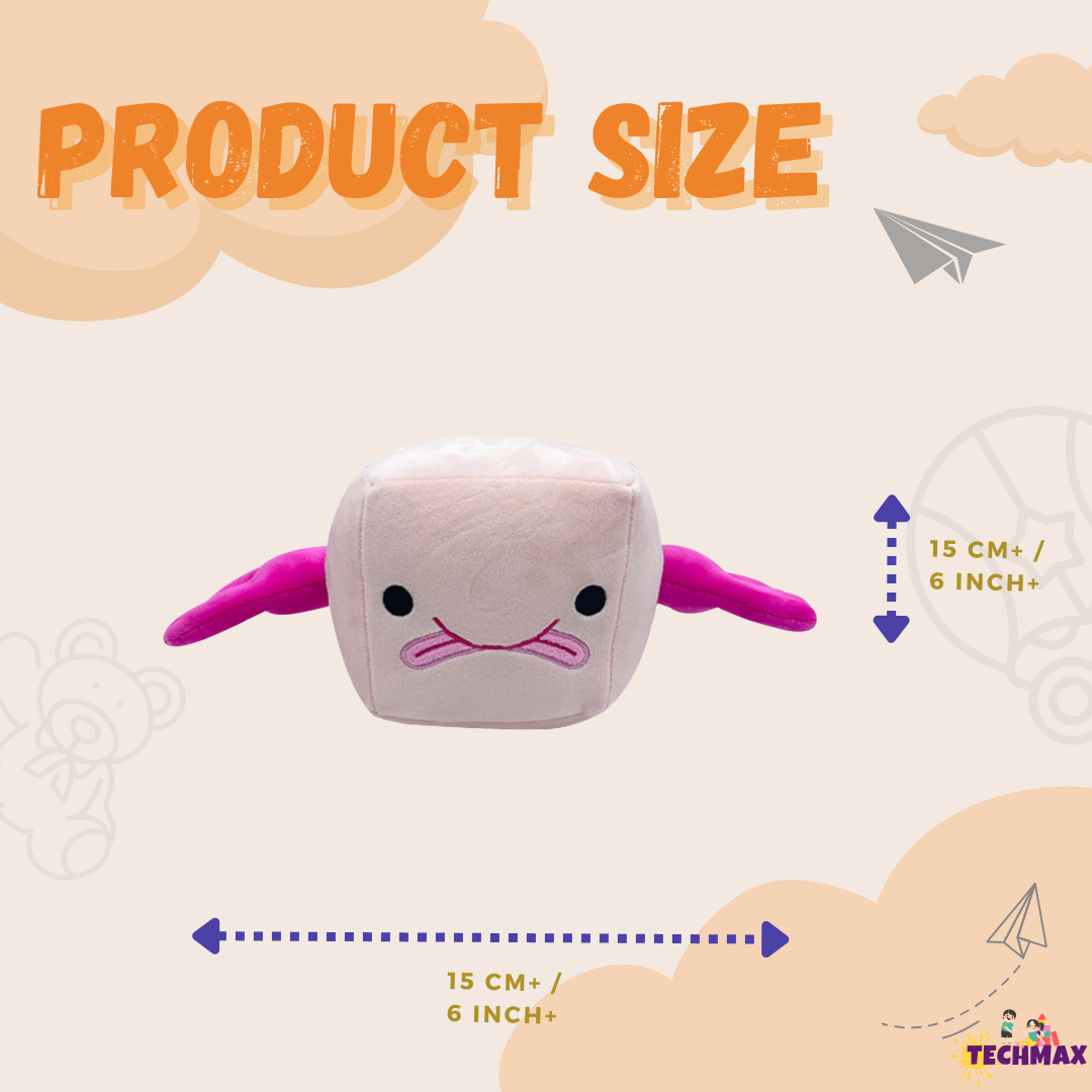 CUTE SQUARE CUTIE SAD PLUSH