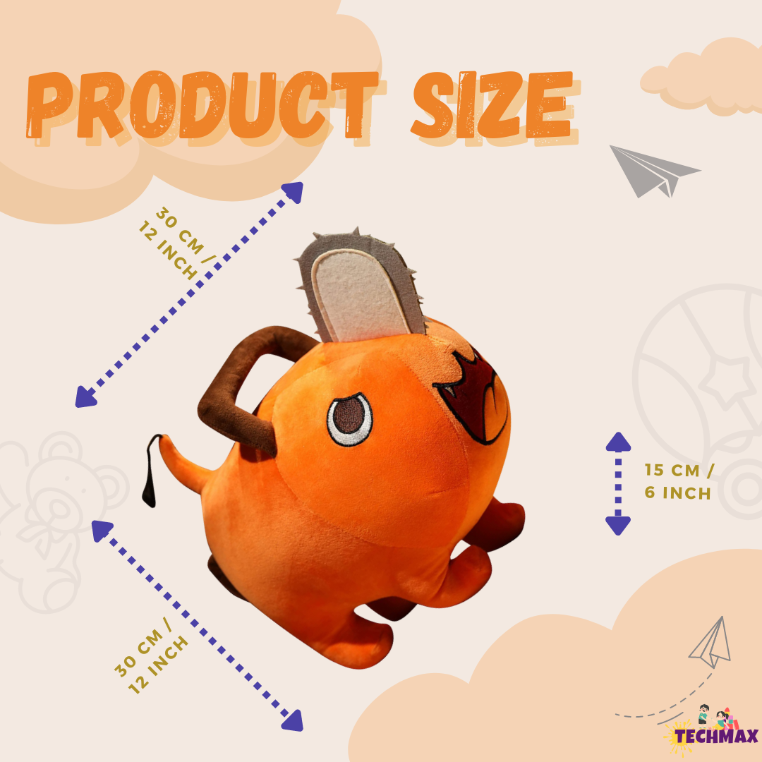 Scary and Cute Chainsaw Pochita Plush Toy