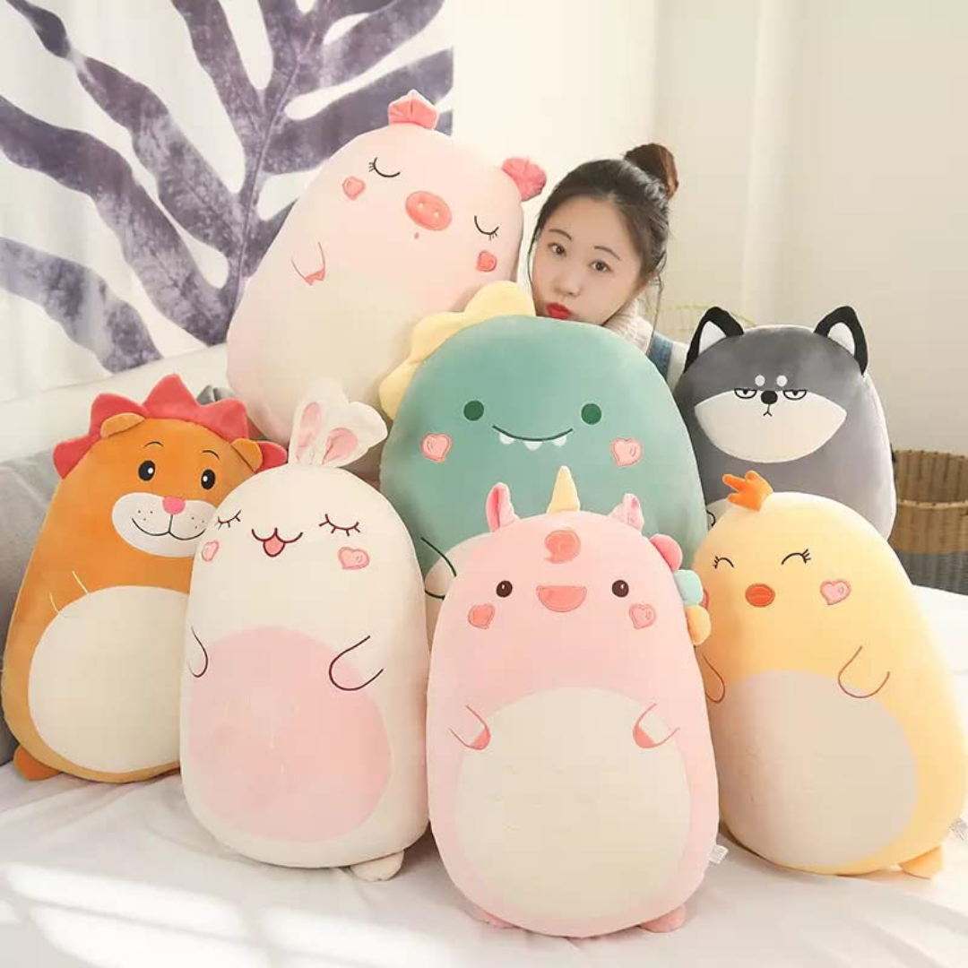 CHICKEN SQUISH PLUSH PILLOW