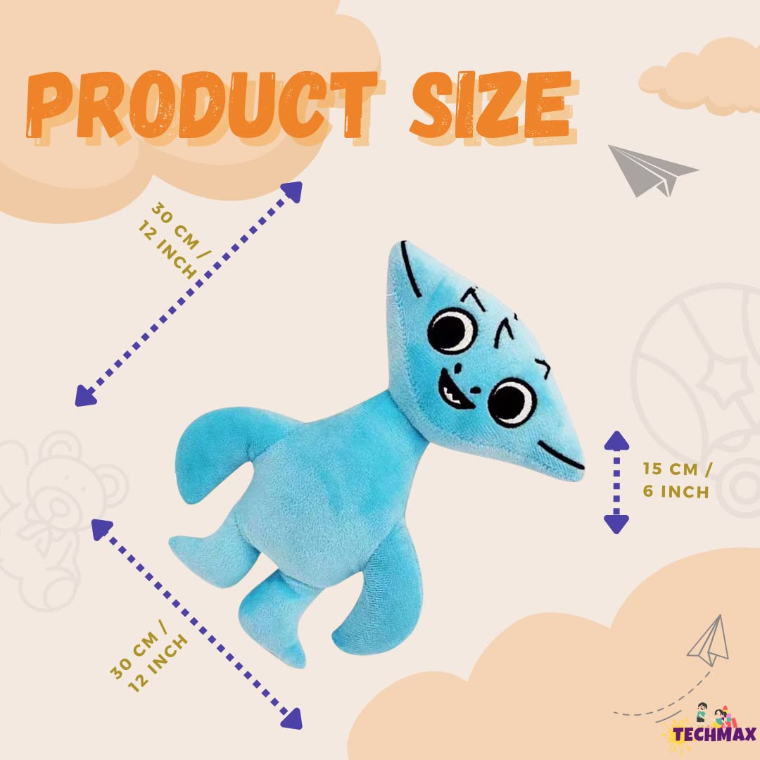 Blue Big Head Cute Plush Toy