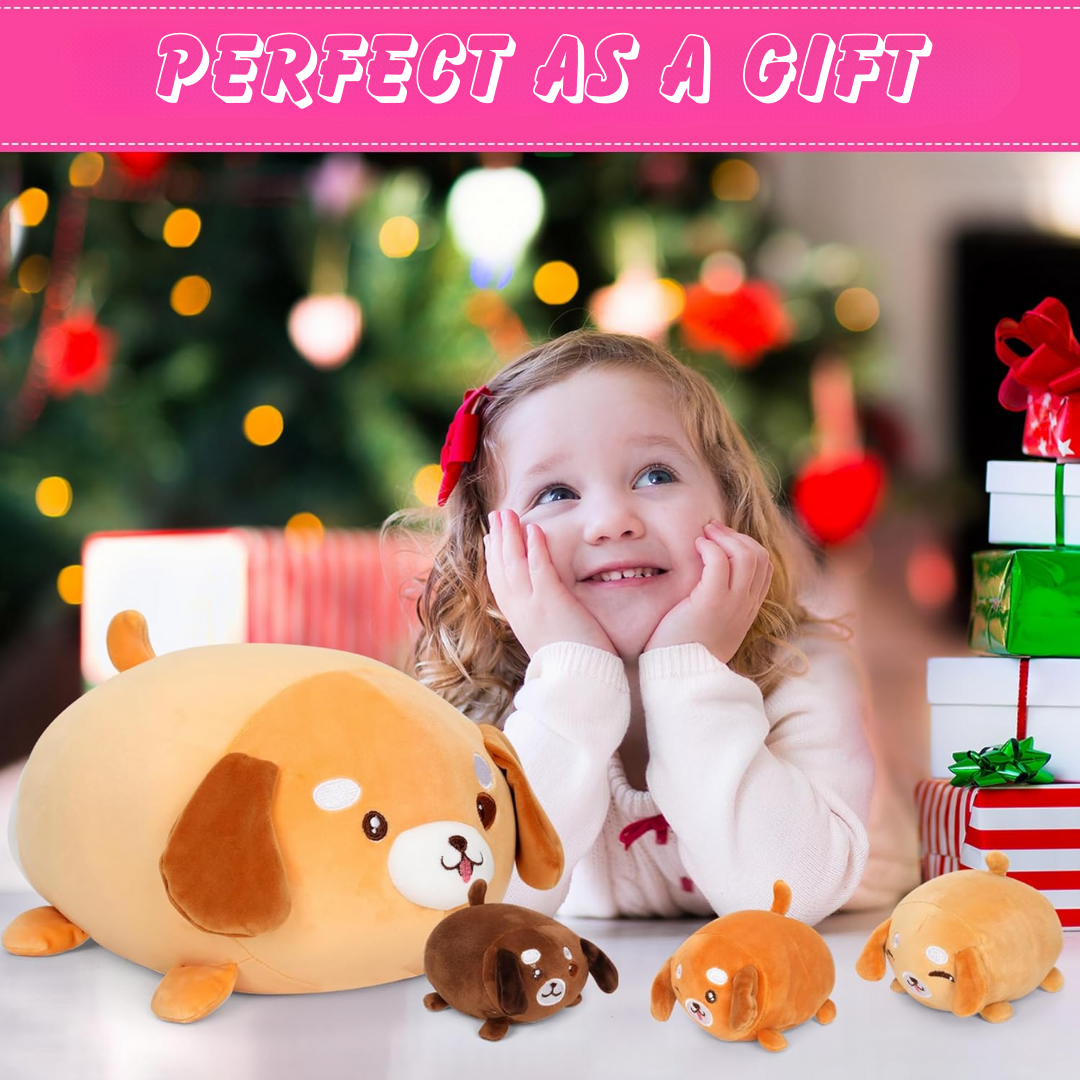 CORGI DOG WITH FOUE LITTLE ONE