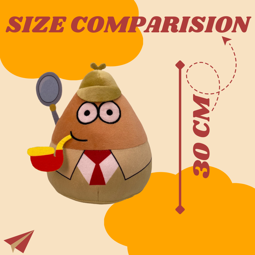 BROWN POU PLUSH TOY