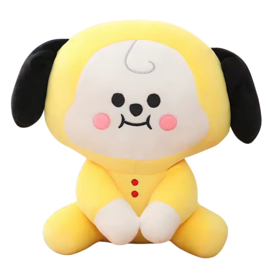 YELLOW CUTE LOVE PLUSH TOY