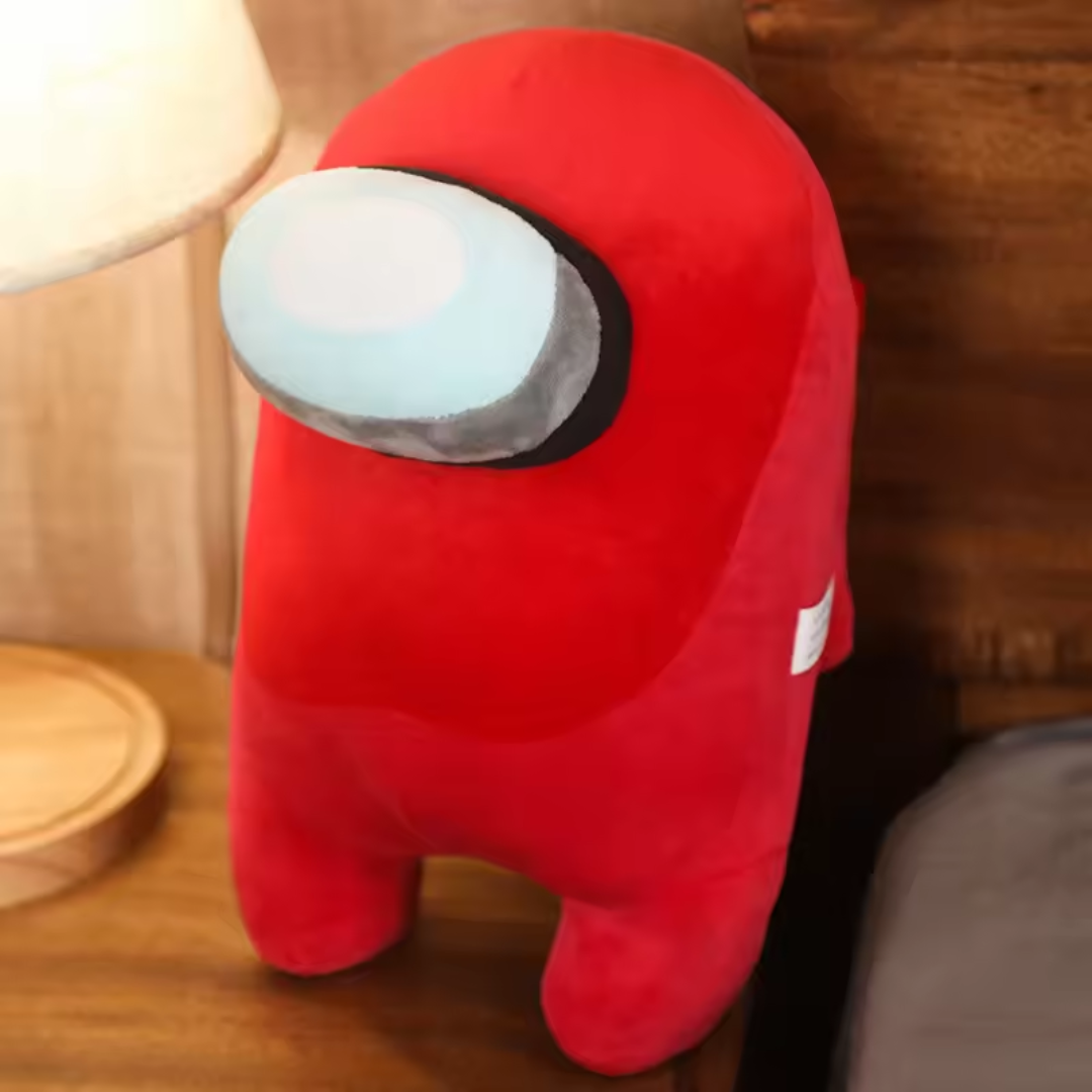 RED BIG EYE ALIEN PLUSH TOY
