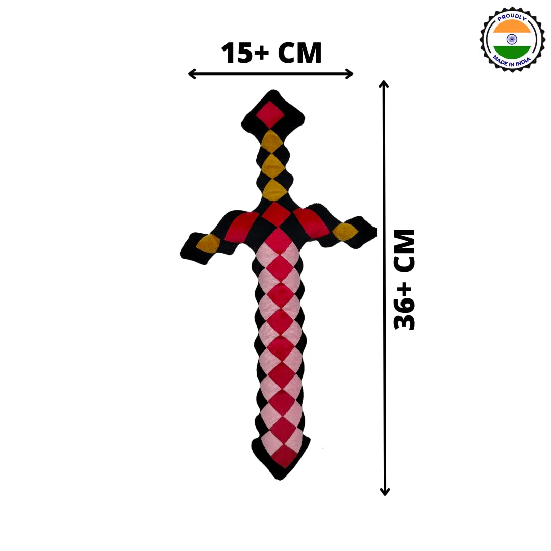 DARK PINK-SWORD PLUSH