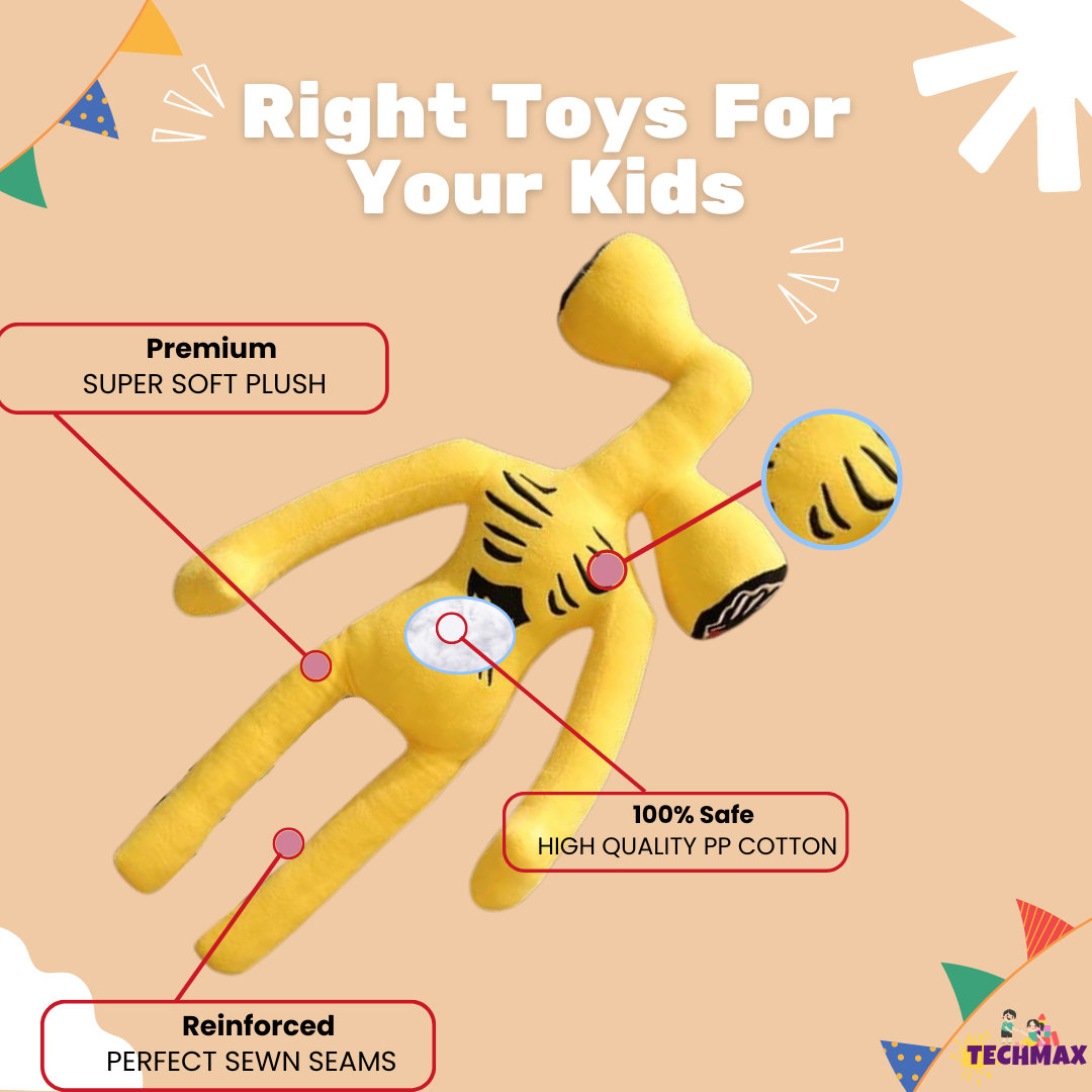 YELLOW SIRENHEAD PLUSH