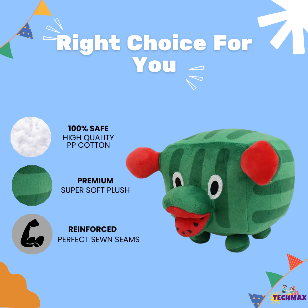 CUTE SQUARE WATERMELON PLUSH