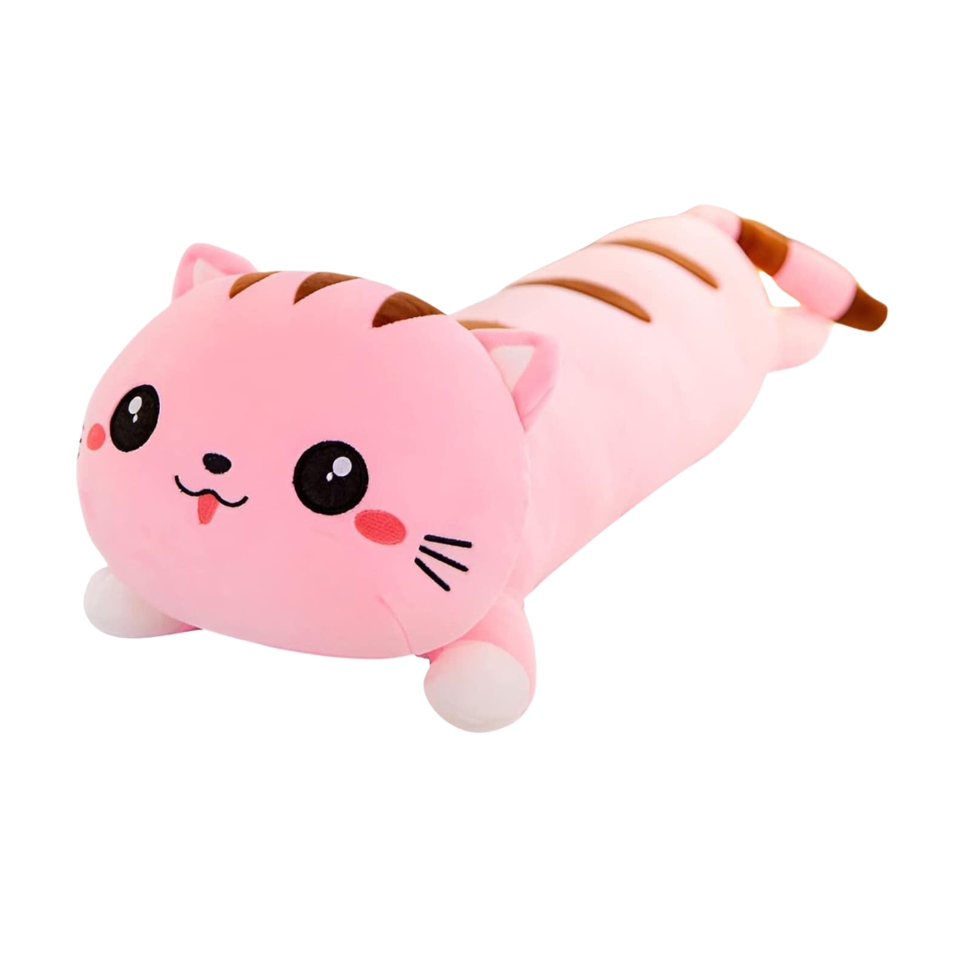 PINK LONG CAT PILLOW