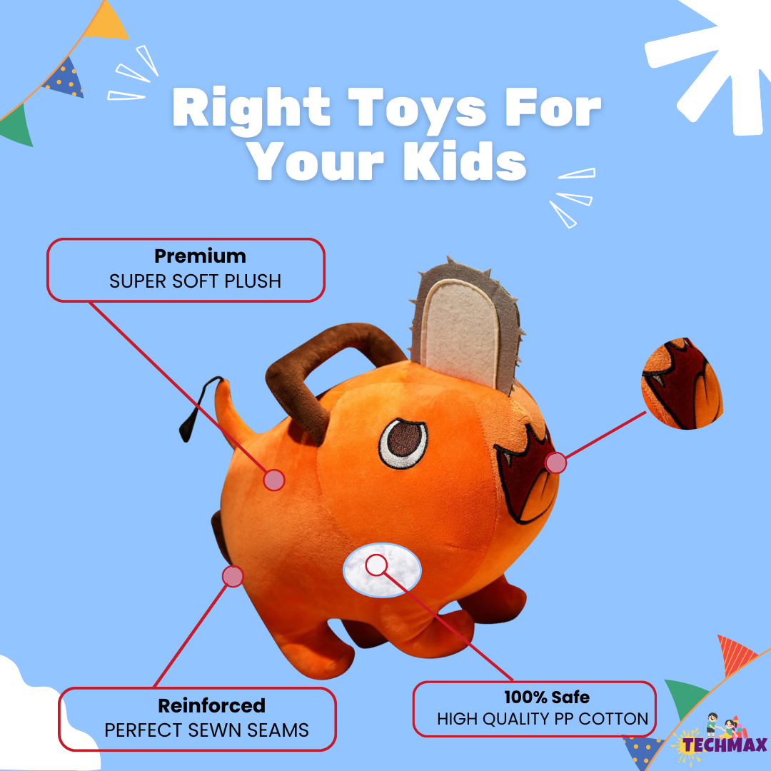 Scary and Cute Chainsaw Pochita Plush Toy