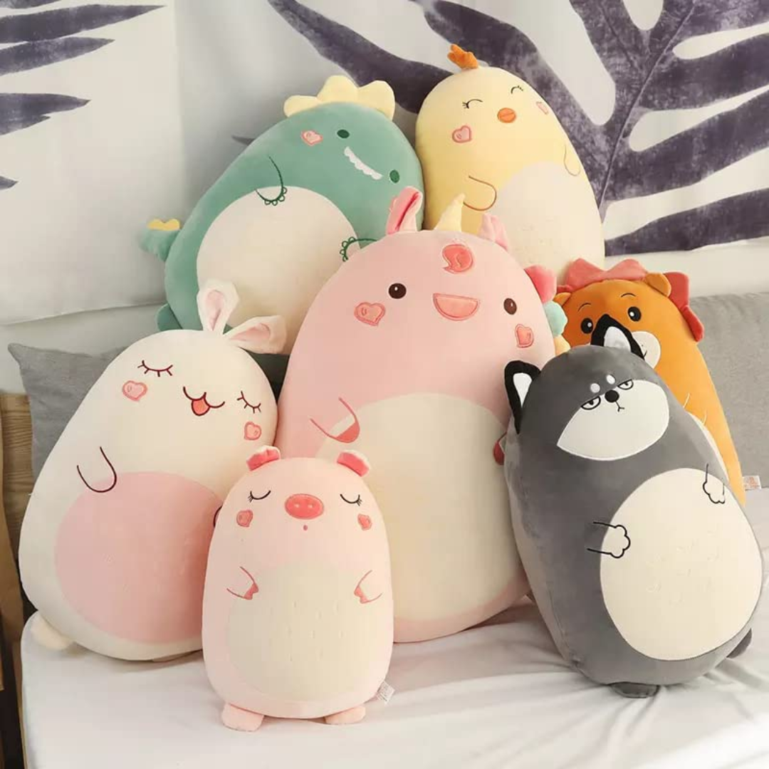 CHICKEN SQUISH PLUSH PILLOW