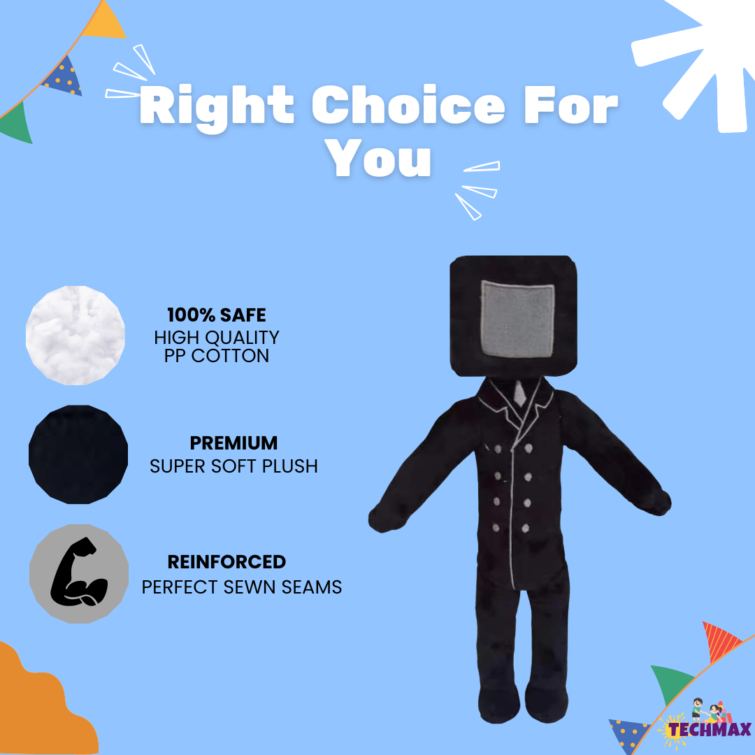 NORMAL TV MAN PLUSH TOY