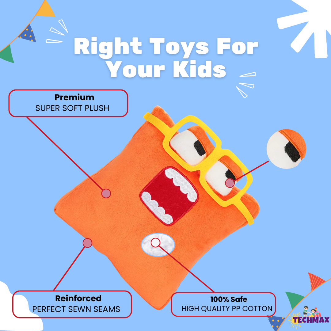SQUARE GEOMETRY PLUSH TOY