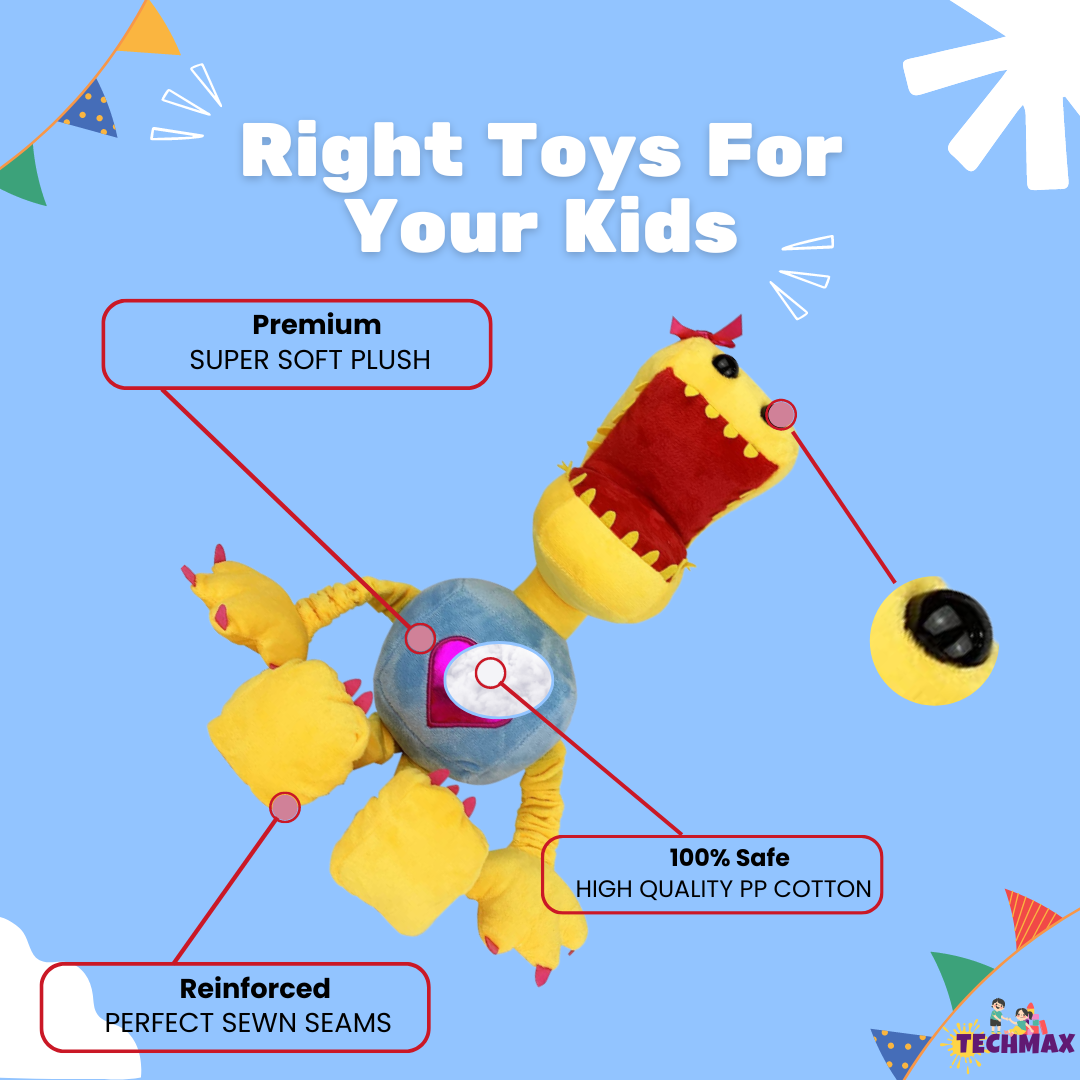 YELLOW SQUARE BOXY PLUSH