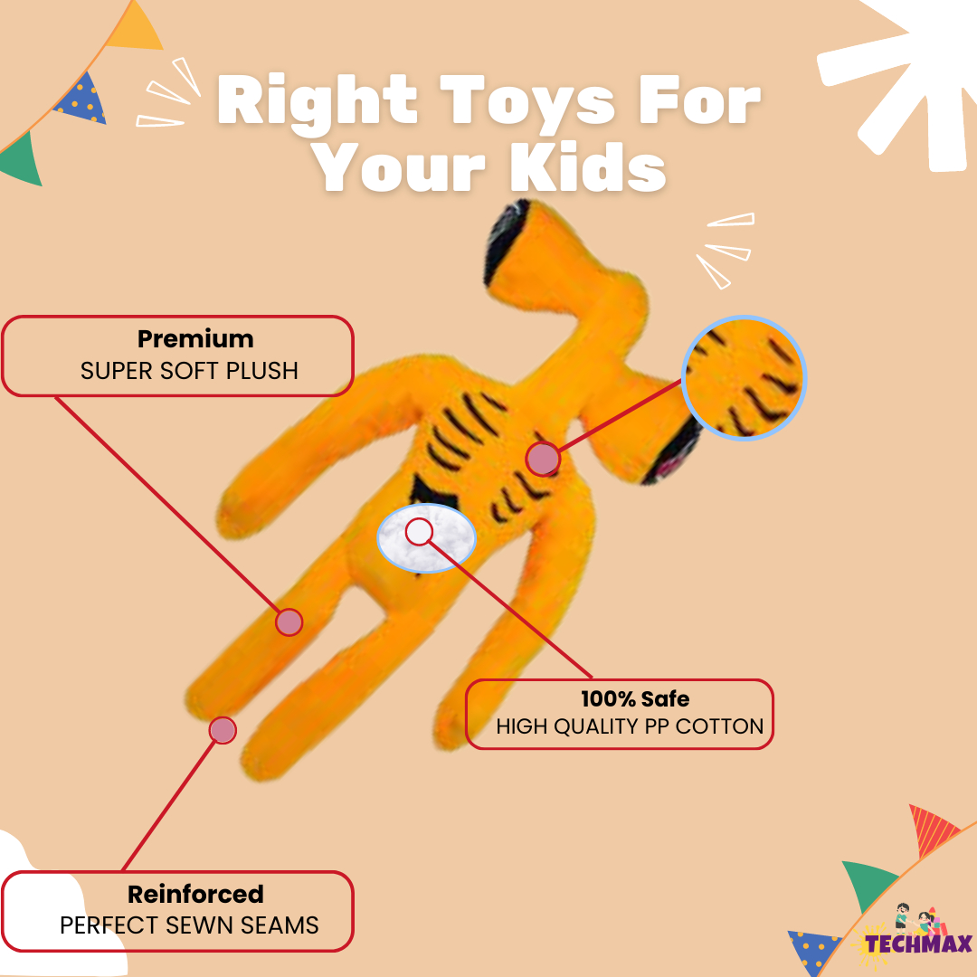 ORANGE SIRENHEAD PLUSH