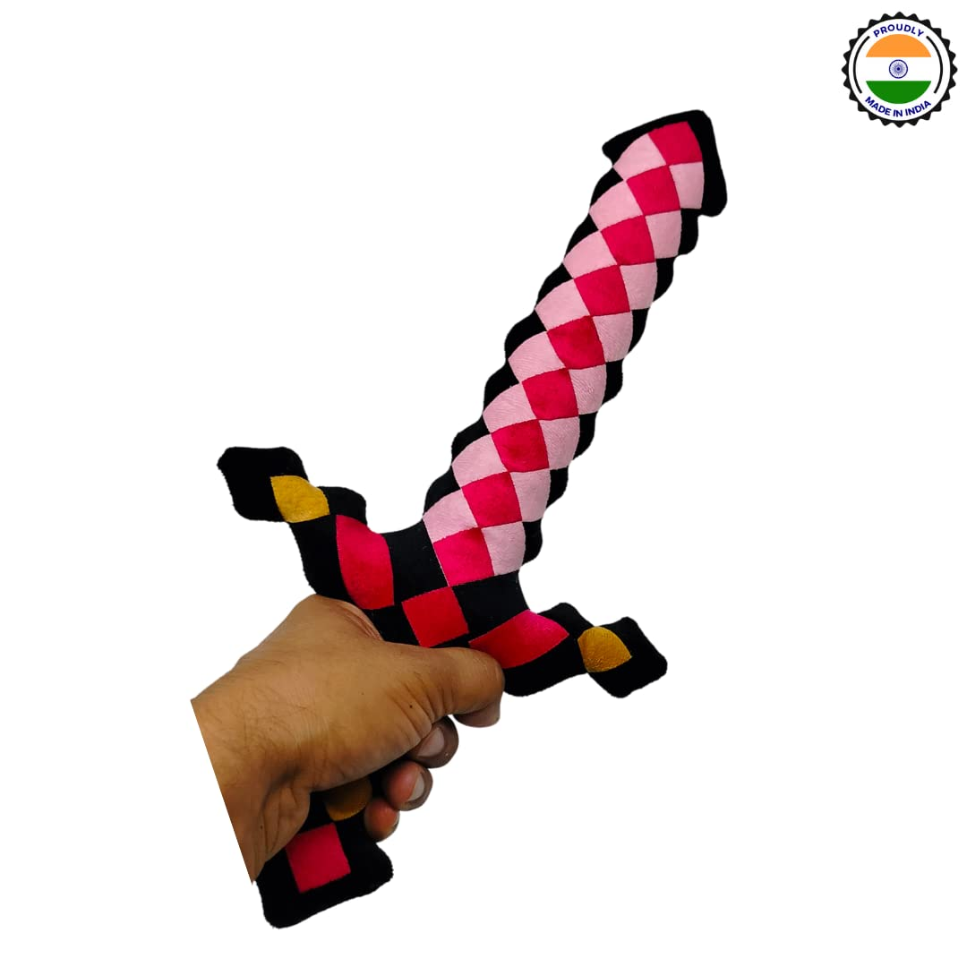DARK PINK-SWORD PLUSH
