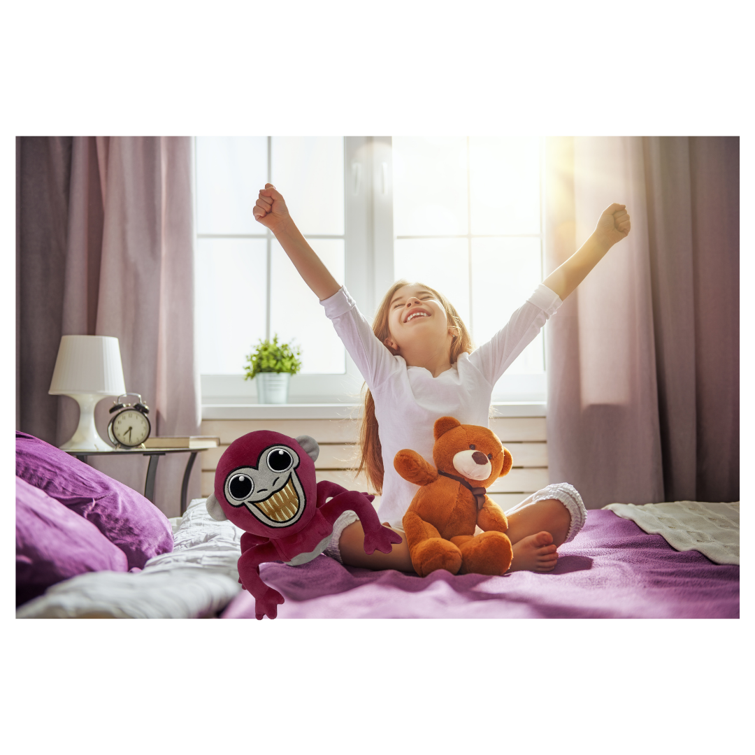 JeffPlush Burgundy Gorila Plush Toy