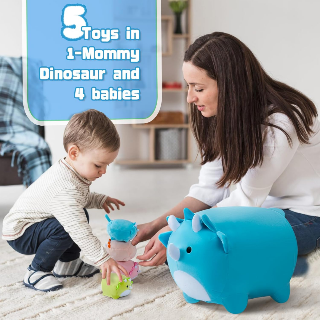 DAINOSAUR WITH HER FAMILY