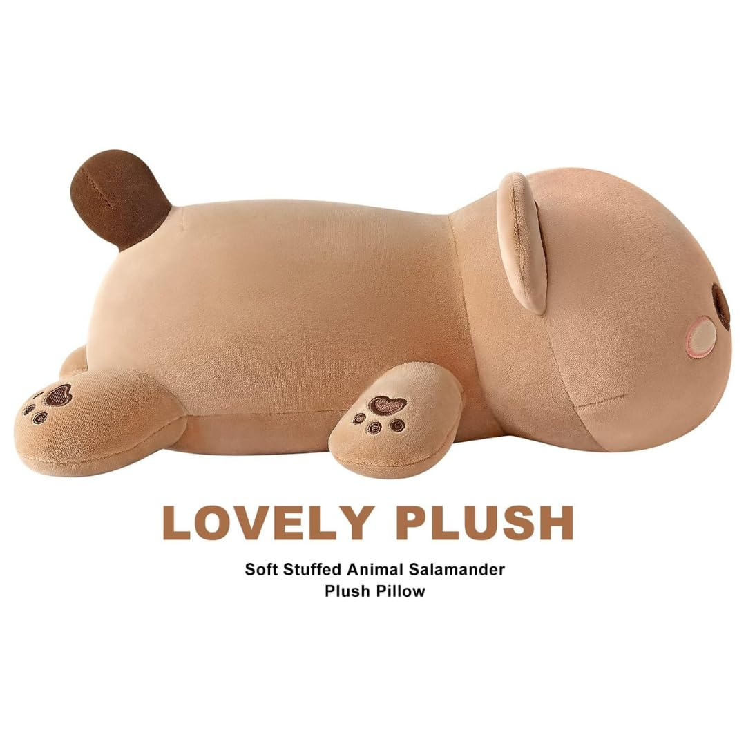 SLEEPY BROWN BEAR PLUSH TOY