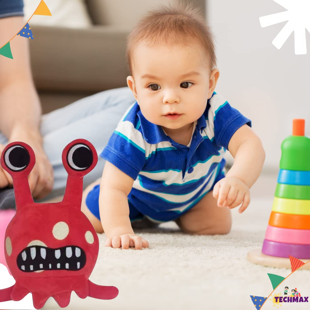 Red Double Big Eye Cute Plush Toy