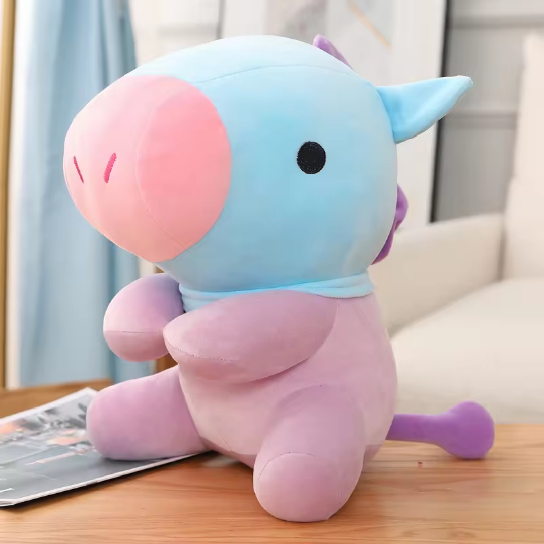 PURPLE CUTE LOVE PLUSH TOY
