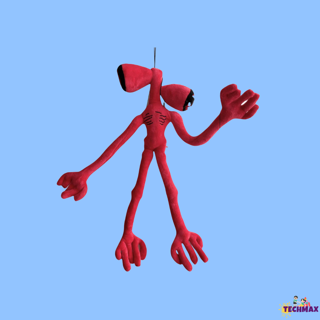 RED WIREFRAME HEAD PLUSH