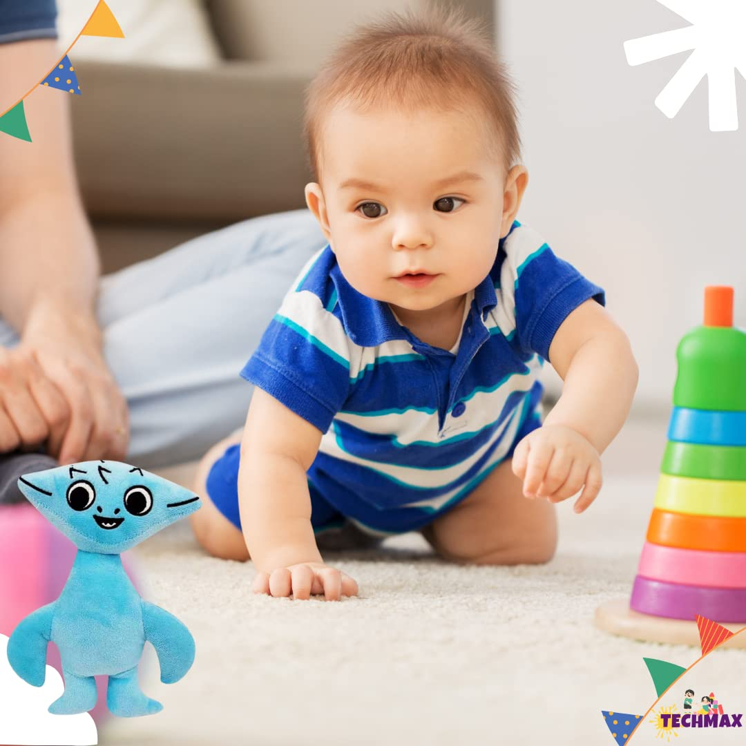 Blue Big Head Cute Plush Toy