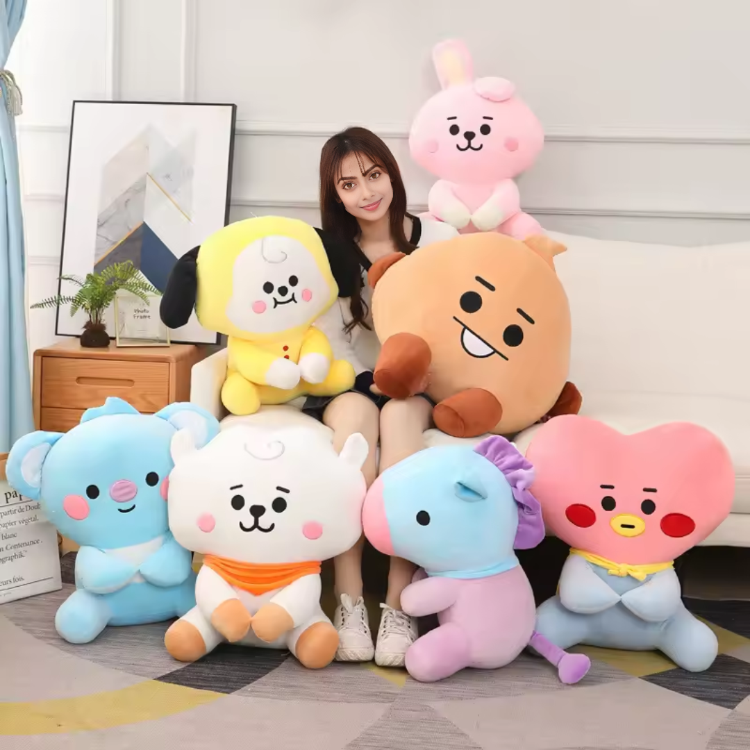 PURPLE CUTE LOVE PLUSH TOY