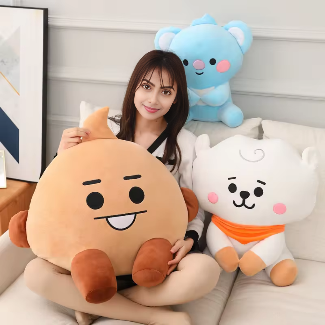 BLUE CUTE LOVE PLUSH TOY
